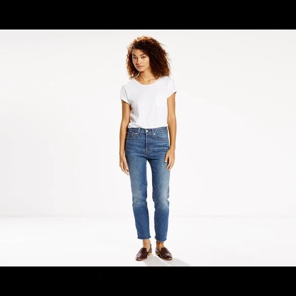 Levi's wedgie white oak deals